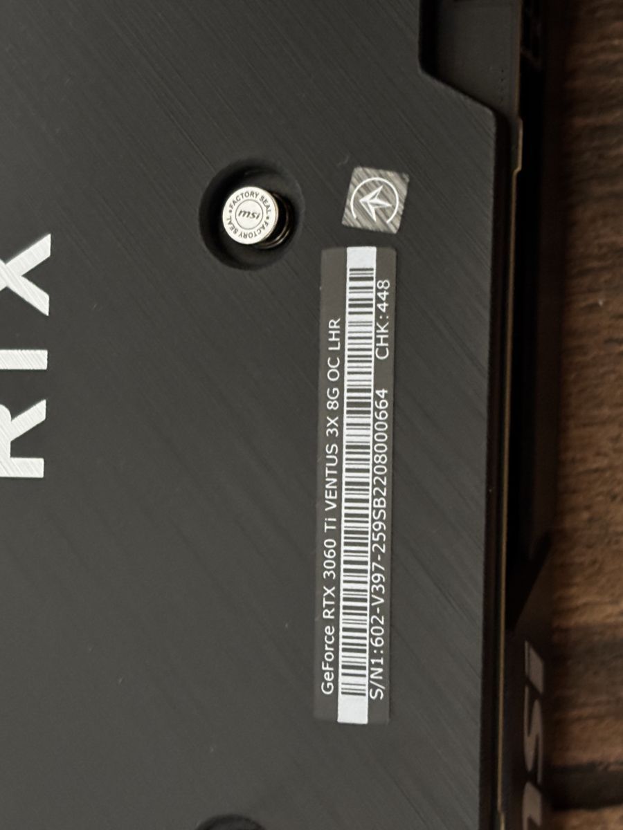 Carte Graphique MSI RTX 3060 Ti VENTUS 3X OC – 8 Go GDDR6